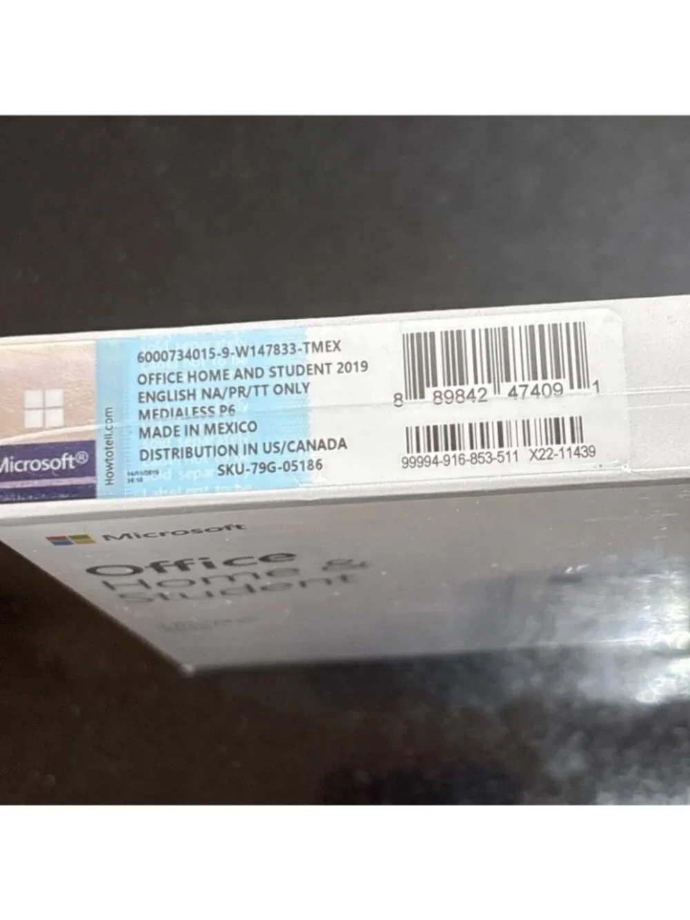 Microsoft Office Home Student 2019 ONE Device Key Windows PC Mac Sealed New